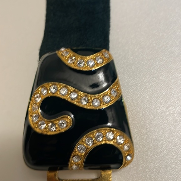 Carlisle  size  small emerald green suede belt - Picture 3 of 4